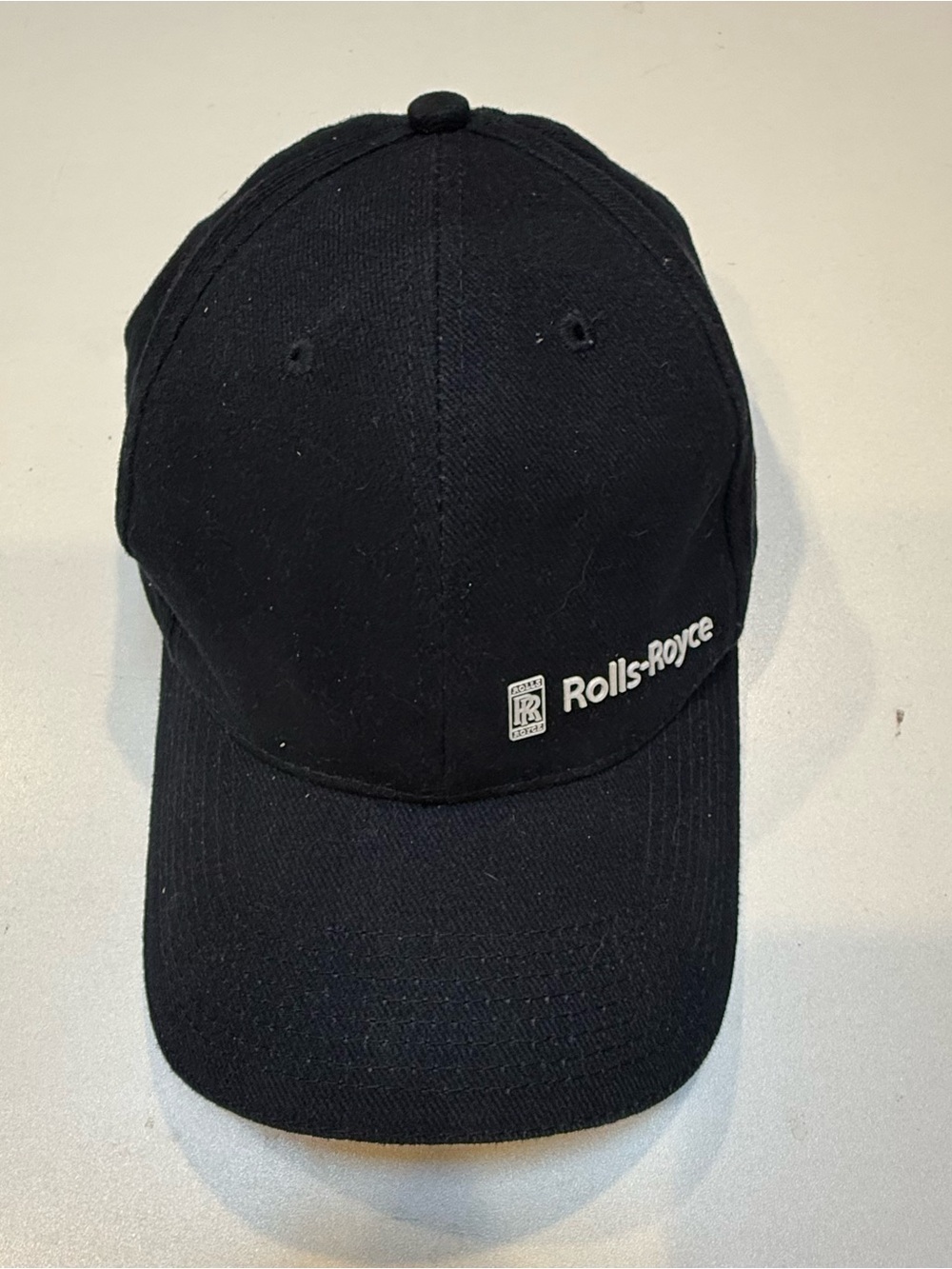 Rolls-Royce Black Logo Baseball Cap